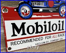 Vintage Mobiloil Porcelain Sign Dealership Gas Station Mobil Motor Oil Peggy Vintage Mobiloil Porcelain Sign Dealership Gas Station Mobil Motor Oil Peggy