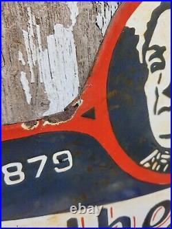 Vintage Mother Penn Porcelain Sign Old Pennsylvania Motor Oil Garage Service 28 Vintage Mother Penn Porcelain Sign Old Pennsylvania Motor Oil Garage Service 28