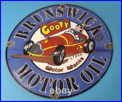Vintage Motor Oil Porcelain Sign Brunswick Sign Gasoline Pump Plate Sign Vintage Motor Oil Porcelain Sign Brunswick Sign Gasoline Pump Plate Sign