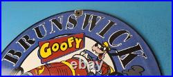 Vintage Motor Oil Porcelain Sign Brunswick Sign Gasoline Pump Plate Sign Vintage Motor Oil Porcelain Sign Brunswick Sign Gasoline Pump Plate Sign
