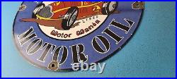 Vintage Motor Oil Porcelain Sign Brunswick Sign Gasoline Pump Plate Sign Vintage Motor Oil Porcelain Sign Brunswick Sign Gasoline Pump Plate Sign