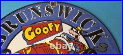Vintage Motor Oil Porcelain Sign Brunswick Sign Gasoline Pump Plate Sign Vintage Motor Oil Porcelain Sign Brunswick Sign Gasoline Pump Plate Sign