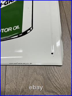 Vintage NOS Castrol GTX Motor Oil Sign