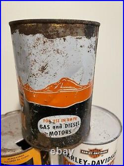 Vintage Nourse Qt Orange Motor Oil Can Metal Kansas City MO Viking Original