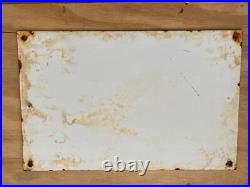 Vintage Oilzum Motor Oil White & Bagley Co. 48 Porcelain Metal Sign 15.5 X! 0