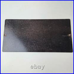 Vintage Oilzum Motor Oils Sign Gasoline Lubrication Porcelain Gas Pump Sign