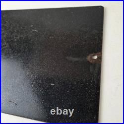 Vintage Oilzum Motor Oils Sign Gasoline Lubrication Porcelain Gas Pump Sign