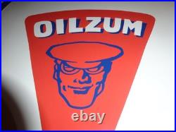 Vintage Oilzum Outboard Boat Motor Oil 21 X 15 Self Framed Metal Gasoline Sign