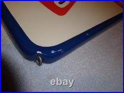 Vintage Oilzum Outboard Boat Motor Oil 21 X 15 Self Framed Metal Gasoline Sign