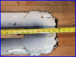 Vintage PRESTONE ANTIFREEZE Porcelain Thermometer Sign 36 Garage Motor Oil Sign