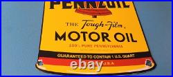 Vintage Pennzoil Porcelain Sign Motor Oil Can Porcelain Pennsylvania Sign Vintage Pennzoil Porcelain Sign Motor Oil Can Porcelain Pennsylvania Sign