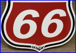 Vintage Phillips 66 Gasoline Porcelain Sign Dealership Gas Station Motor Oil