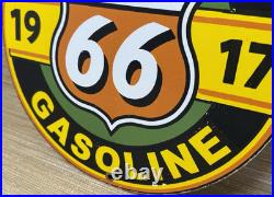 Vintage Phillips 66 Gasoline Porcelain Sign Dealership Gas Station Motor Oil Vintage Phillips 66 Gasoline Porcelain Sign Dealership Gas Station Motor Oil