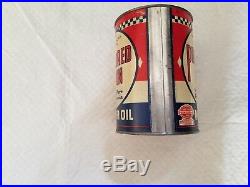 Vintage Preferred Penn Motor Oil Sealed One Quart Empty Can Very Nice