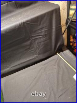 Vintage Quaker State Motor Oil Convex Button Sign 24 Painted Metal