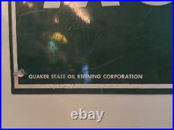 Vintage Quaker State Motor Oil sign Donasco #3/82 made