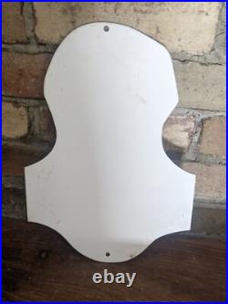 Vintage Rajah Motor Oil Porcelain Gas Station Metal Die Cut Sign 12 X 8 Vintage Rajah Motor Oil Porcelain Gas Station Metal Die Cut Sign 12 X 8