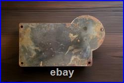 Vintage Red Head Gasoline Porcelain Sign Motor Oil Esso Mobil Sold Here Gas Oil