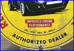 Vintage Rislone Motor Oil Porcelain Sign Gas Station Pump Plate Service Pennzoil Vintage Rislone Motor Oil Porcelain Sign Gas Station Pump Plate Service Pennzoil