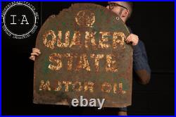 Vintage SST Motor Oil Advertising Sign