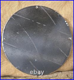 Vintage Shamrock Porcelain Sign Motor Oil Service Station Irish Lucky Clover 12