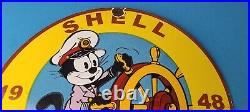 Vintage Shell Gasoline Sign Felix Gas Pump Service Automobile Motor Oil Sign