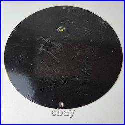 Vintage Shell Gasoline Sign Gas Pump PorcelainPremium Motor Oil Sign