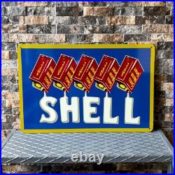 Vintage Shell Motor Spirit Oil Heavy Metal Sign 24x16(60x40 cm) Vintage Shell Motor Spirit Oil Heavy Metal Sign 24x16(60x40 cm)