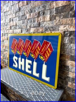 Vintage Shell Motor Spirit Oil Heavy Metal Sign 24x16(60x40 cm) Vintage Shell Motor Spirit Oil Heavy Metal Sign 24x16(60x40 cm)