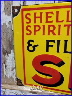 Vintage Shell Porcelain Sign 24 Gas Station Motor Oil Garage Display Petroliana Vintage Shell Porcelain Sign 24 Gas Station Motor Oil Garage Display Petroliana