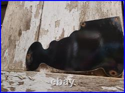 Vintage Shell Porcelain Sign Gasoline Motor Oil Race Car Gas Automobile Garage