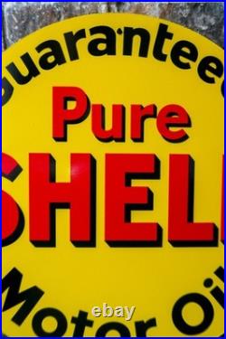 Vintage Shell Signs Dual Pack (Motor Oil & Gasoline)