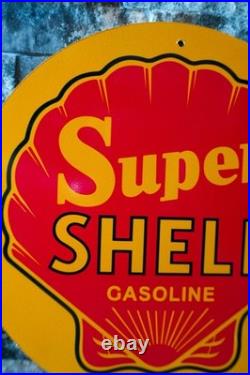 Vintage Shell Signs Dual Pack (Motor Oil & Gasoline)