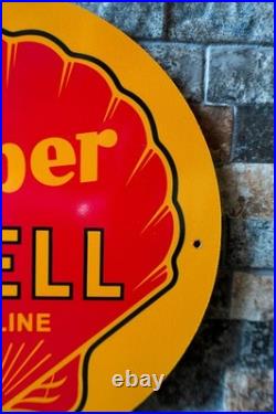Vintage Shell Signs Dual Pack (Motor Oil & Gasoline)