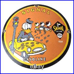 Vintage Signal Gasoline Sign Motor Oil Walt Disney Gas Service Pump Sign Vintage Signal Gasoline Sign Motor Oil Walt Disney Gas Service Pump Sign