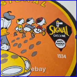 Vintage Signal Gasoline Sign Motor Oil Walt Disney Gas Service Pump Sign Vintage Signal Gasoline Sign Motor Oil Walt Disney Gas Service Pump Sign