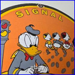 Vintage Signal Gasoline Sign Motor Oil Walt Disney Gas Service Pump Sign Vintage Signal Gasoline Sign Motor Oil Walt Disney Gas Service Pump Sign
