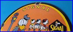 Vintage Signal Gasoline Sign Motor Oil Walt Disney Gas Service Pump Sign