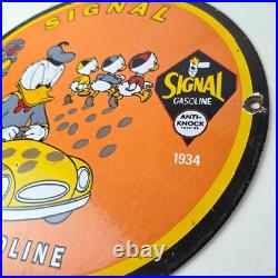 Vintage Signal Gasoline Sign Motor Oil Walt Disney Gas Service Pump Sign Vintage Signal Gasoline Sign Motor Oil Walt Disney Gas Service Pump Sign