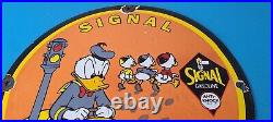 Vintage Signal Gasoline Sign Motor Oil Walt Disney Gas Service Pump Sign