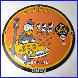 Vintage Signal Gasoline Sign Motor Oil Walt Disney Gas Service Pump Sign Vintage Signal Gasoline Sign Motor Oil Walt Disney Gas Service Pump Sign