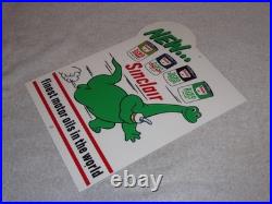 Vintage Sinclair Dino Dinosaur Motor Oil 12 Metal Service Station Gasoline Sign