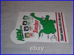 Vintage Sinclair Dino Dinosaur Motor Oil 12 Metal Service Station Gasoline Sign