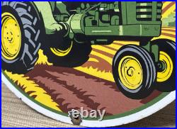 Vintage Sinclair Farm Porcelain Sign Dealership Gasoline Station Dino Motor Oil