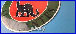 Vintage Sinclair Gasoline Porcelain Sign Dino Motor Oil Pump Plate Sign Vintage Sinclair Gasoline Porcelain Sign Dino Motor Oil Pump Plate Sign
