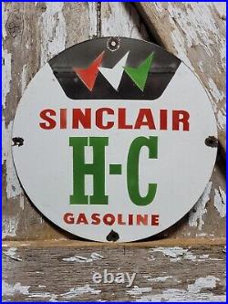 Vintage Sinclair Gasoline Porcelain Sign Gas Motor Oil Service Station Hc Garage