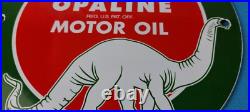 Vintage Sinclair Opaline Sign Gas Motor Oil Porcelain Advertisement Sign Vintage Sinclair Opaline Sign Gas Motor Oil Porcelain Advertisement Sign