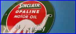Vintage Sinclair Opaline Sign Gas Motor Oil Porcelain Advertisement Sign Vintage Sinclair Opaline Sign Gas Motor Oil Porcelain Advertisement Sign