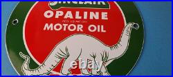 Vintage Sinclair Opaline Sign Gas Motor Oil Porcelain Advertisement Sign Vintage Sinclair Opaline Sign Gas Motor Oil Porcelain Advertisement Sign