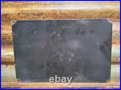 Vintage Sinclair Porcelain Sign Old Gas Pump Plate Motor Oil Service Mechanic